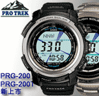 CASIO PRG-200/PRG-200T:�W��PRO TREK�Ӷ���M�~�n�s���s�W��
