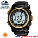 CASIO PRW-2000A-1DR:::超薄PRO TREK太陽能電波時計專業登山錶<6局電波接收>,免運費,刷卡不加價或3期零利率