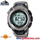 CASIO PRG-110T-7VDR:::超薄PRO TREK太陽能專業登山錶(鈦金屬),免運費,刷卡不加價或3期零利率