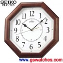 SEIKO QKS783B:::SEIKO掛鐘(滑動式秒針),直徑33.2cm,刷卡不加價或3期零利率