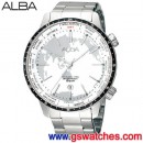 ALBA AXHE27X:::Prestige VX42  GMT世界時間系列,44mm超大錶面,刷卡不加價或3期零利率,VX42-X186S