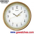 SEIKO QXA433G:::SEIKO 晶瑩雅緻掛鐘(滑動式秒針),直徑32.2cm,刷卡不加價或3期零利率