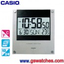 CASIO ID-11-1DF:::CASIO數位式溫度顯示掛鐘/座鐘兩用,刷卡不加價或3期零利率