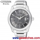已完售,CITIZEN AW1030-50H(公司貨,保固2年):::Eco-Drive METAL錶環光動能時尚男錶(MEN'S),對錶商品