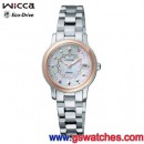 客訂商品,CITIZEN EW1450-55D:::Wicca Eco-Drive光動能,施華洛世奇水晶,白碟貝,免運費,刷卡不加價或3期零利率