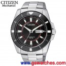 CITIZEN NP4009-54E:::經典工藝NP系列自動上鍊機械錶,免運費,刷卡不加價或3期零利率
