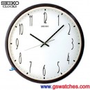客訂商品,SEIKO QXA387B:::SEIKO 木質掛鐘(滑動式秒針),直徑30.5cm,刷卡不加價或3期零利率