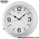 客訂商品,SEIKO QXA496W:::SEIKO 大鐘面掛鐘[鋼製外殼](滑動式秒針),直徑46cm,刷卡不加價或3期零利率