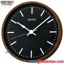 SEIKO QXA526B:::SEIKO 木質掛鐘(滑動式秒針),直徑29.7cm,刷卡不加價或3期零利率