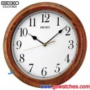 SEIKO QXA528B:::SEIKO 木質掛鐘(滑動式秒針),直徑33cm,刷卡不加價或3期零利率