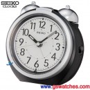 SEIKO QXK118K:::SEIKO指針型鬧鐘,鈴聲,貪睡功能,夜光,燈光,滑動式秒針,刷卡不加價或3期零利率