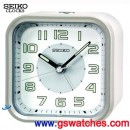 已完售,SEIKO QHE038A(公司貨,保固1年):::SEIKO指針型鬧鐘,貪睡功能,夜光,滑動式秒針,刷卡不加價,QHE-038A