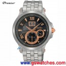 SEIKO SNP054J1:::PREMIER 日本製 KINETIC+萬年曆系列,藍寶石水晶鏡面,免運費,刷卡不加價或3期零利率,7D48-0AG0P
