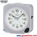 SEIKO QHE095S(公司貨,保固1年):::SEIKO指針型鬧鐘,滑動式秒針,前面鬧鈴設定,專利夜光,刷卡不加價,QHE-095S