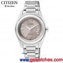 客訂商品,CITIZEN FE1050-52W(公司貨,保固2年):::日本製Eco-Drive METAL錶環光動能時尚女錶(LADY'S),藍寶石,對錶商品,免運費,刷卡不加價或3期零利率