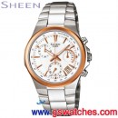 CASIO SHE-5019SG-7ADR(公司貨,保固1年):::Sheen MULTI-HANDS多重指針Regular Line經典系列,刷卡不加價或3期零利率,SHE5019SG