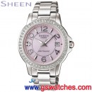 CASIO SHE-4026SBD-4ADR(公司貨,保固1年):::Sheen太陽能時尚女錶,Regular Line經典系列,刷卡不加價或3期零利率,SHE4026SBD