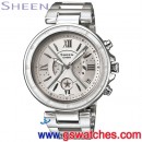 CASIO SHE-5515D-7ADR(公司貨,保固1年):::Sheen Cruise Line奢華系列,計時碼錶,藍寶石,刷卡不加價或3期零利率,SHE5515D