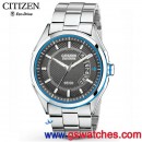 客訂商品,CITIZEN AW1141-59E(公司貨,保固2年):::Eco-Drive METAL錶環光動能時尚男錶,免運費,刷卡不加價或3期零利率,AW114159E