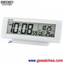 已完售,SEIKO QHL072W(公司貨,保固1年):::SEIKO數字型電子鬧鐘,嗶嗶鬧鈴,貪睡,燈光,月日星期,溫度,QHL-072W
