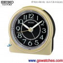 已完售,SEIKO QHE165G(公司貨,保固1年):::SEIKO指針型鬧鐘,滑動式秒針,嗶嗶聲,貪睡,燈光,夜光,QHE-165G