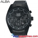 ALBA AT3599X1(公司貨,保固1年):::Active VD53計時碼錶,藍寶石,錶殼45mm,免運費,刷卡不加價或3期零利率,VD53-X150SD
