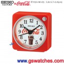 缺貨,SEIKO QHE905R(公司貨,保固1年):::SEIKO X Coca-Cola,可口可樂聯名款,嗶嗶聲,滑動式秒針,貪睡,燈光,夜光,刷卡不加價,QHE-905R