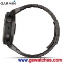 已完售,GARMIN fenix 5x Plus,ALDC石墨灰鈦錶圈搭鈦錶帶(公司貨,保固1年):::多功能運動GPS手錶,搭載地圖,訓練指標,音樂