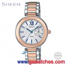 客訂商品,CASIO SHE-3050SG-7AUDR(公司貨,保固1年):::Sheen,時尚女錶,日期,刷卡不加價或3期零利率,SHE3050SG