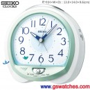 缺貨,SEIKO QHK042M(公司貨,保固1年):::SEIKO指針型鬧鐘,滑動式秒針,鈴聲,嗶嗶聲,鳥叫聲鬧鐘,刷卡,QHK-042M