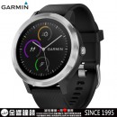 已完售,GARMIN vivoactive-3-black-stainless俐落黑(公司貨,保固1年):::智慧腕錶,行動支付,瑜珈,跑步,游泳,vivoactive3