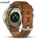 已完售,GARMIN vivomove-hr-premium-gold典雅款-典雅復古金(小/中)(公司貨,保固1年):::指針智慧腕錶,步數,卡路里,距離,心率,熱血時間,vívomove