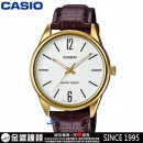 客訂商品,CASIO MTP-V005GL-7BUDF(公司貨,保固1年):::指針男錶,簡潔俐落有型,男性紳士魅力指針腕錶,生活防水,刷卡或3期零利率,MTPV005GL