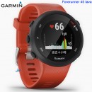 已完售,GARMIN forerunner-45-lava艷緋紅(公司貨,保固1年):::GPS光學心率跑錶,多項運動應用程式,forerunner45