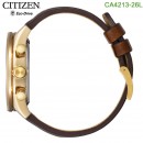 CITIZEN CA4213-26L(公司貨,保固2年):::Eco-Drive,光動能,時尚男錶,計時碼錶,日期,強化玻璃鏡面,B620機芯,刷卡或3期,CA421326L