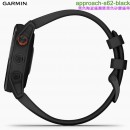已完售,GARMIN approach-s62-black(公司貨,保固1年):::高爾夫GPS腕錶,黑色陶瓷錶圈暨黑色矽膠錶帶,approach s62
