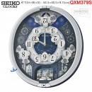 【金響鐘錶】現貨,SEIKO QXM379S(公司貨,保固1年)皇家舞會:::SEIKO 18組Hi-Fi音樂/西敏寺鐘聲,塑膠外殼,QXM-379S