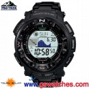 已完售,CASIO PRG-250BD-1DR(公司貨,保固1年):::PRO TREK太陽能專業登山錶,不鏽鋼+黑色IP,可旋轉錶圈,
