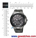 已完售,CITIZEN CC1085-52E(公司貨,保固2年):Eco-Drive Satellite Wave-AIR光動能衛星對時,鈦金屬,萬年曆,防磁,藍寶石,DLC,刷卡,CC108552E