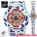 CASIO BA-110FL-3ADR(公司貨,保固1年):::Baby-G,指針+數字雙顯,花朵豹紋,刷卡不加價或3期零利率,BA110FL