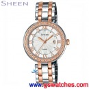 CASIO SHE-4034BSG-7AUDR(公司貨,保固1年):::Sheen,經典三指針,Regular Line經典系列,刷卡不加價或3期零利率,SHE4034BSG