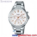 CASIO SHE-3047D-7AUDR(公司貨,保固1年):::Shee,Cruise Line奢華系列,日期,星期,24小時指針,刷卡不加價或3期零利率,SHE3047D