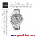 已完售,CITIZEN FD2030-51H(公司貨,保固2年):::Eco-Drive光動能時尚女錶,5顆水晶,星期,日期,24小時指針,刷卡或3期零利率,FD203051H