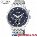 已完售,CITIZEN AP1050-56L(公司貨,保固2年):::日本製,Eco-Drive光動能,月相錶,藍寶石鏡面,星期日期,月份顯示,AP105056L