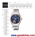已完售,CITIZEN PC1009-60L(公司貨,保固2年):::自動上鍊機械錶,時尚女錶,藍寶石鏡面,施華洛世奇水晶,限量,免運費,刷卡或3期零利率,PC100960L