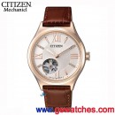 已完售,CITIZEN PC1003-07A(公司貨,保固2年):::自動上鍊機械錶,時尚女錶,藍寶石鏡面,施華洛世奇水晶,免運費,刷卡或3期零利率,PC100307A