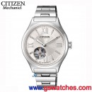 已完售,CITIZEN PC1001-53A(公司貨,保固2年):::自動上鍊機械錶,時尚女錶,藍寶石鏡面,施華洛世奇水晶,PC100153A