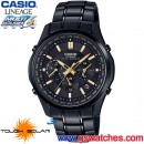 已完售,CASIO LIW-M610DBS-1AJF(公司貨,保固1年):::太陽能,電波時計,LINEAGE系列,6局電波接收,藍寶石鏡面,計時碼錶,萬年曆,LIWM610DBS