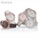 客訂商品,CASIO SHE-3058PGL-5AUDR(公司貨,保固1年):::Sheen,時尚女錶,日期,星期,24小時指針,刷卡不加價或3期零利率,SHE3058PGL