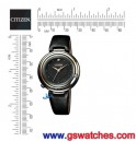 客訂商品,CITIZEN EM0659-17E(公司貨,保固2年):::CITIZEN L光動能,藍寶石鏡面,2顆天然鑽,刷卡或3期零利率,EM065917E